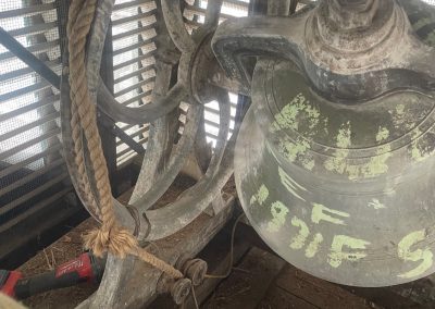 Kavips Sandblasting bell ready for cleaning